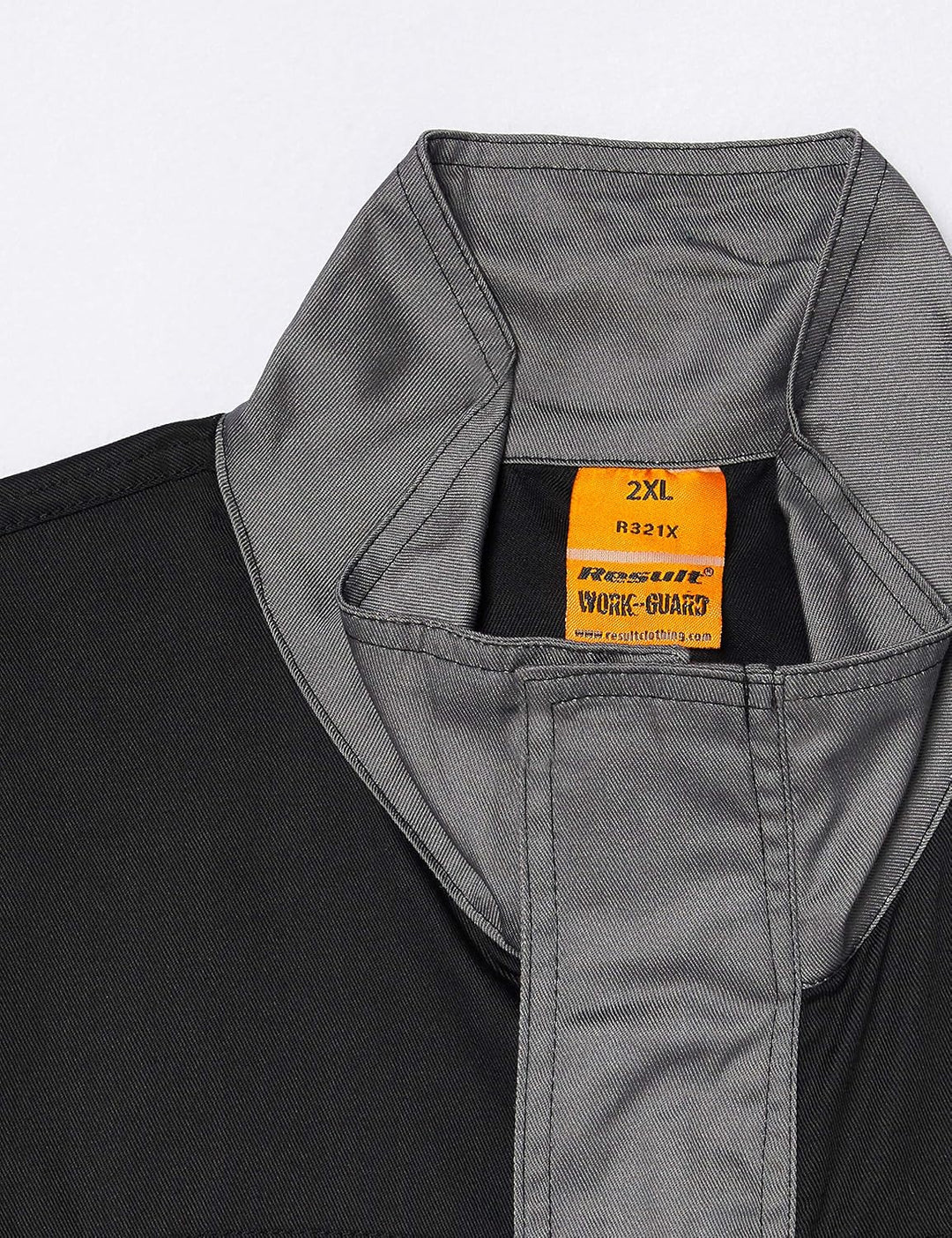 Result R321x Work-Guard Lite Overall XS Mehrfarbig (Grau / Schwarz / Orange), XS Mehrfarbig (Grau /