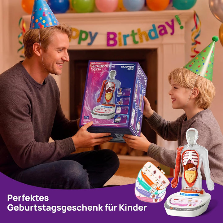 Science Can Anatomiemodell für Kinder, Menschliche Körper Set, Interaktive Spielzeug - Englisch, 22c