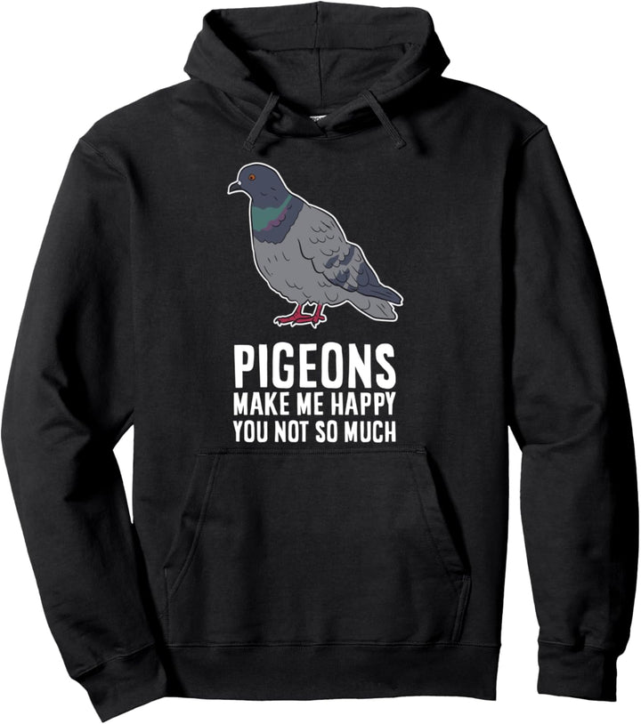 Taubenzüchter Tauben Machen Mich Glücklich Brieftaube Pullover Hoodie