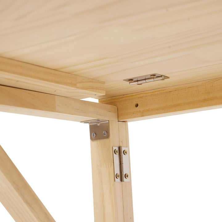 Wandmontierter Klapptisch Aus Massivholz, Klapptisch Wandtisch, Wandklapptisch, Kleiner Wandtisch fü