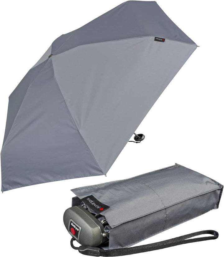 Knirps Mini Taschenschirm Travel Grey, Grey