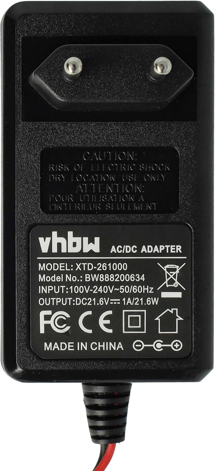 vhbw Ladegerät Ersatz für Husqvarna 581 29 12-01, 581 29 12-02, 584 40 88-01, 584 40 88-01H, 5844088