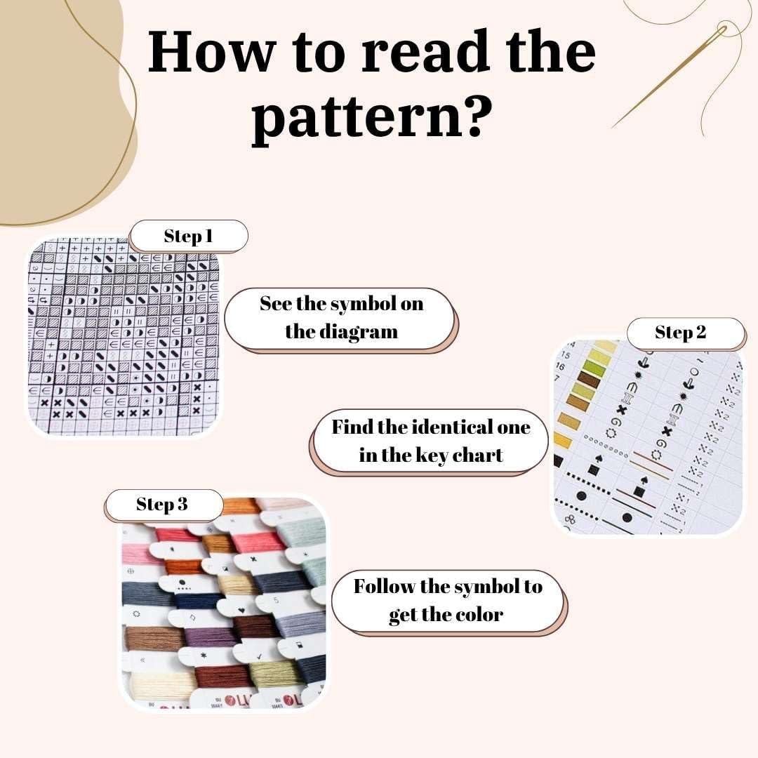 Luca-S G605 Gobelin Set, Mehrfarbig, 30,5x23cm