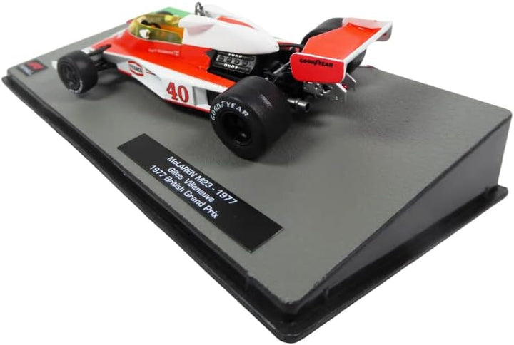 OPO 10 - Formel 1 Auto 1/43 kompatibel mit McLaren M23 1977 Gilles Villeneuve British GP - MFD03