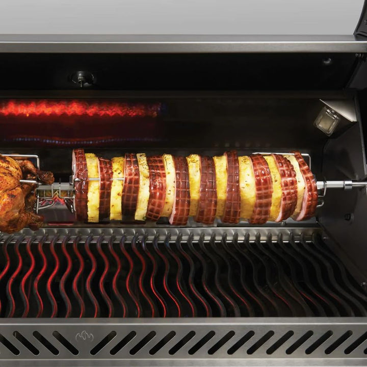 Napoleon Edelstahl Rotisserie Heavy Duty für LE, LEX485, Prestige & Prestige Pro500 Drehspiess-Set H