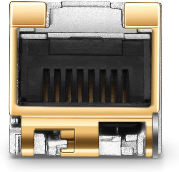 QINIYEK 1.25G SFP-T, 10/100/1000BASE-T RJ45 Kupfer SFP für Cisco GLC-T/SFP-GE-T/GLC-TA, Mikrotik SRJ