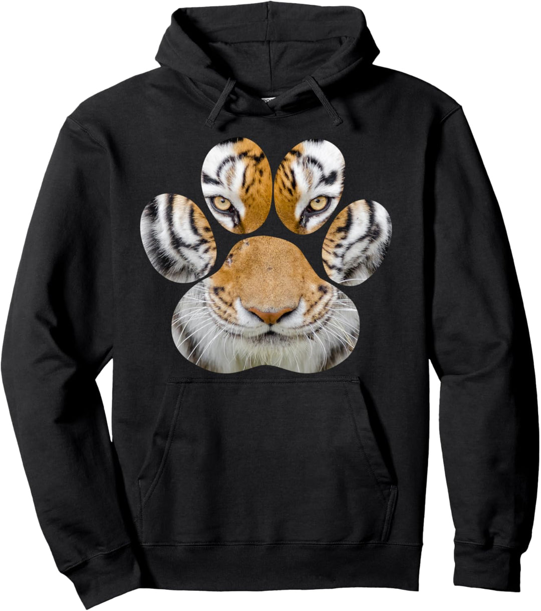 Tiger Augen Pfote Tier Katze Leopard Löwe Geschenk Pullover Hoodie