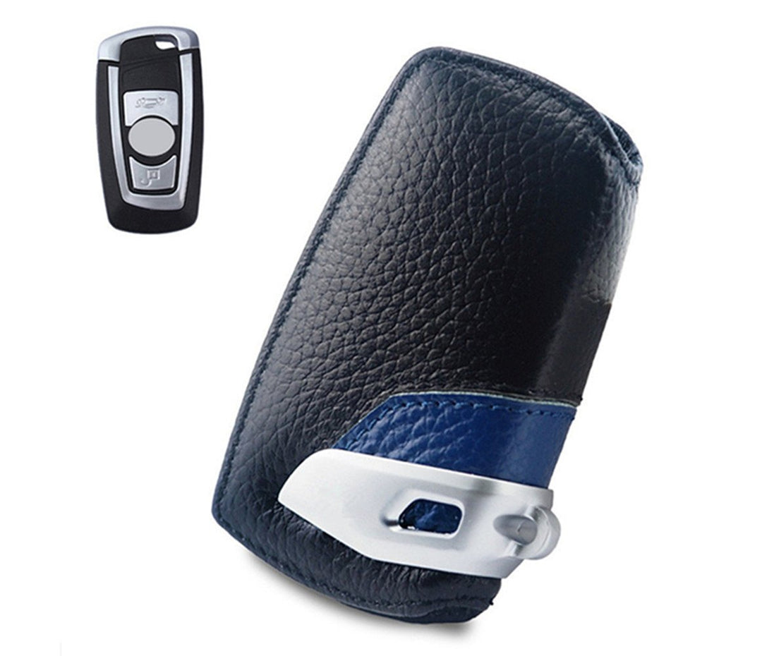 Auto echtes Leder Smart Key Cover Fall für BMW F10 F20 F30 NEU 1 2 3 4 5 6 7 Serie X3 X4 320I 116I 1