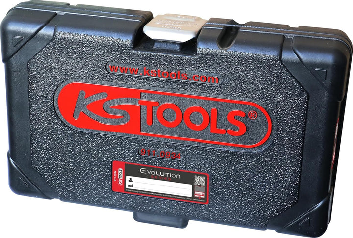 KS Tools 911.0934 1/2" Kraft-Bit-Stecknuss-Satz für RIBE-Schrauben, 9-tlg.
