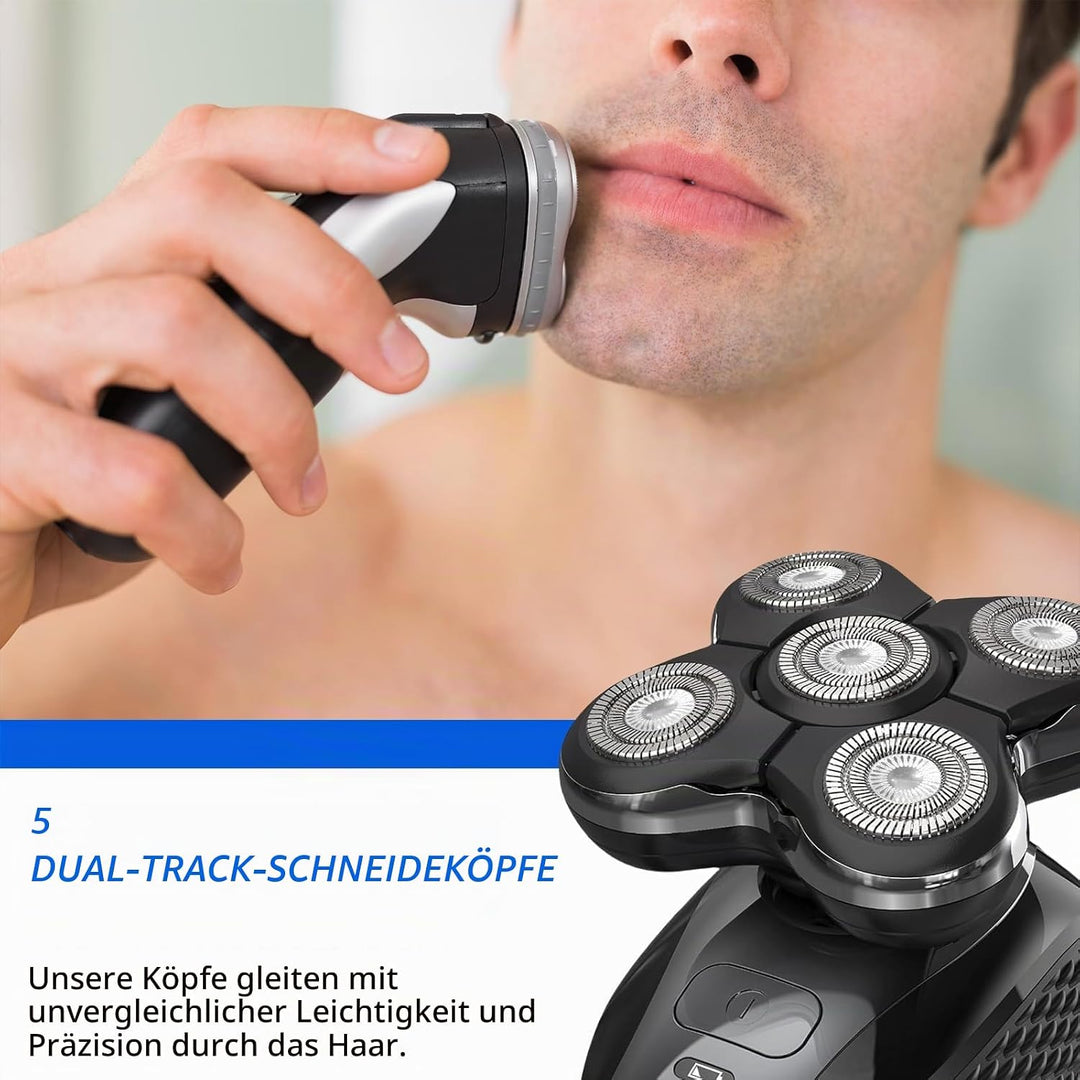 Ersatzscherköpfe für Remington Glatzenrasierer XR7000, XR1500, XR1501, Präzise Rasur für Herren, Gla