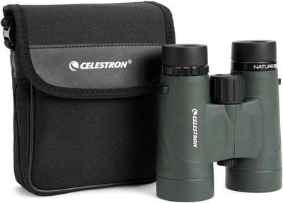 Celestron 71333 Nature DX 10 x 42 mm Ferngläser mit mehrfach vergüteter Linse, BaK-4 Prismenlinse un