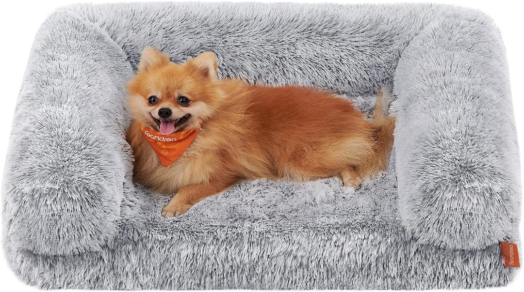 Feandrea FluffyHug Hundebett, Hundekissen Grösse M, Hundematte für Miniaturhunde, kleine Hunde, Hund
