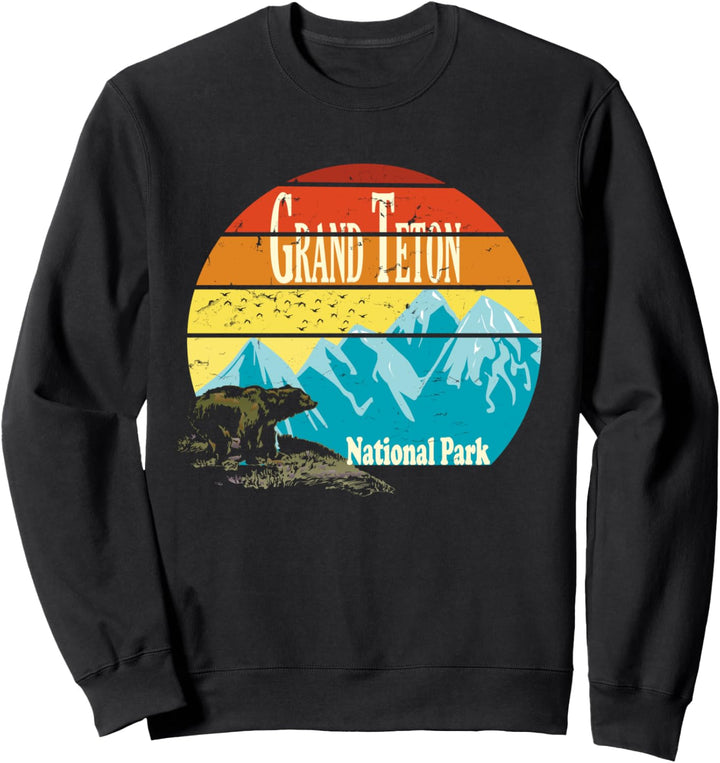 Grand Teton US Nationalpark Wyoming Reise Sweatshirt