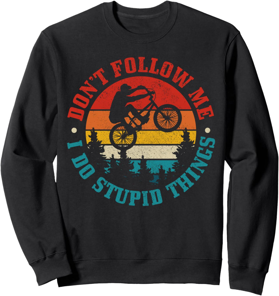 BMX Vintage Bike Fahrrad BMXer Lustig Geschenk Sweatshirt