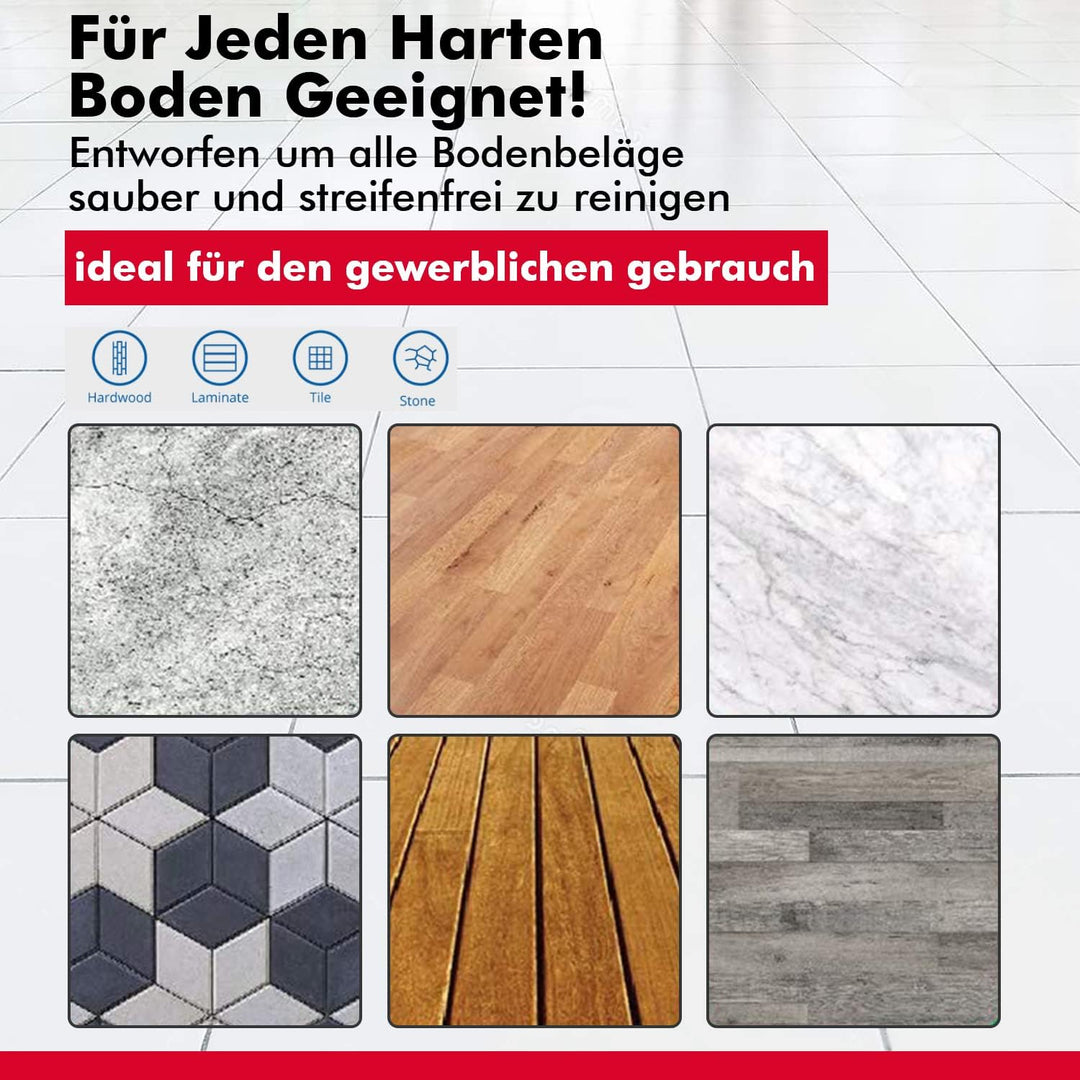 Mikrofaser Wischmop 40 cm White Ersatz für Mop Klapphalter Wischmoppbezug , für Versiegelung Reinigu