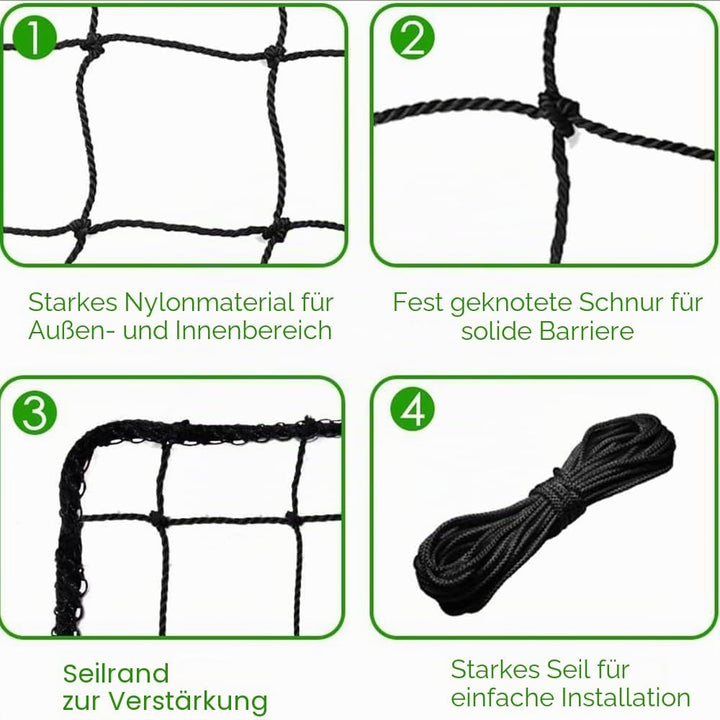 Ballfangnetz,Fangnetz Fussball,Schutznetz,Treppenzaun,Ballfangnetz,Wasserdicht Und Witterungsbeständ