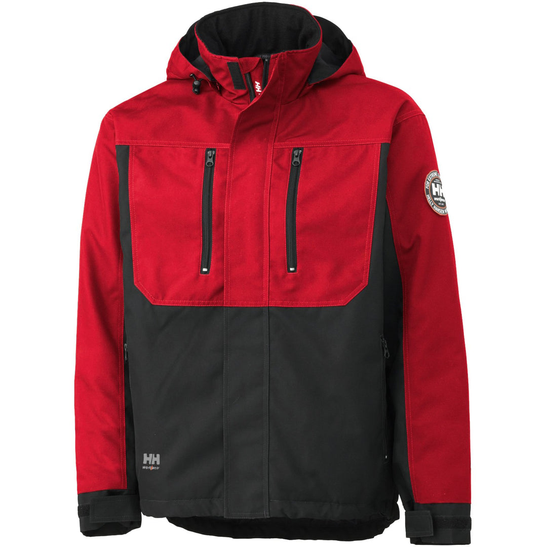 Helly Hansen 34-076201 Workwear Funktionsjacke/Berg Jacket Winterjacke,rot/schwarz,XL Rot/Schwarz XL