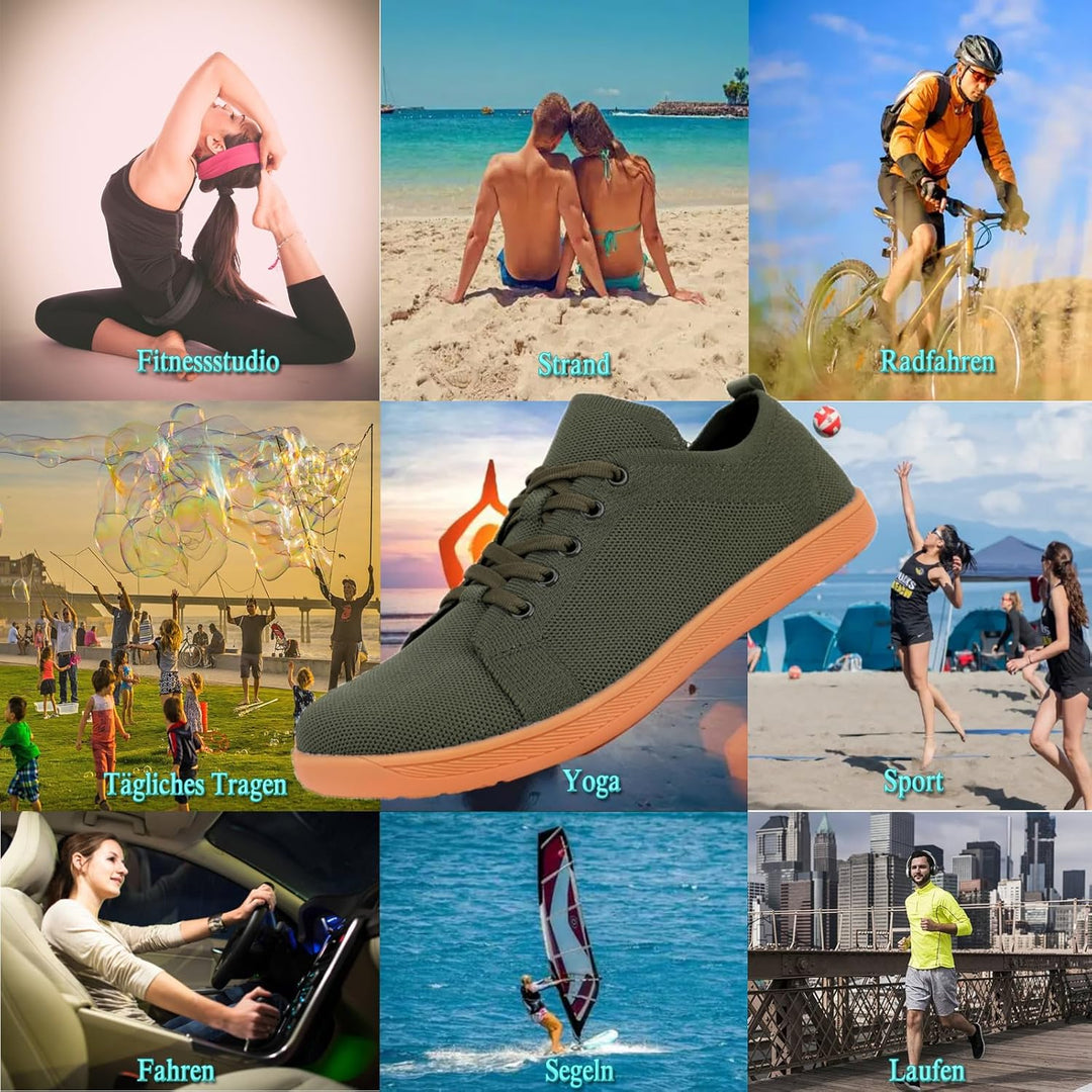 LinSmart Barfussschuhe Herren Damen Wasser Schuhe Leichte Aqua Socken Schuhe für Strand Schwimmen Su