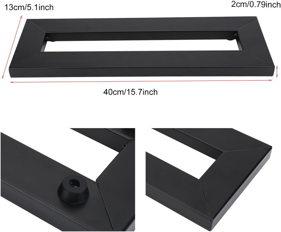 Jenngaoo Gitarre Pedalboard, Alu Gitarren Effektpedal mit Setup Tape Clamp Zubehör, enthält 15 Befes