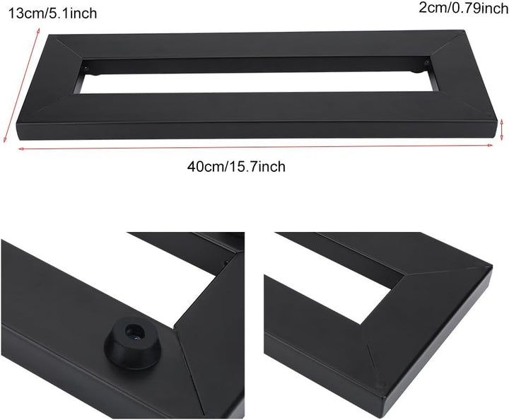 Jenngaoo Gitarre Pedalboard, Alu Gitarren Effektpedal mit Setup Tape Clamp Zubehör, enthält 15 Befes
