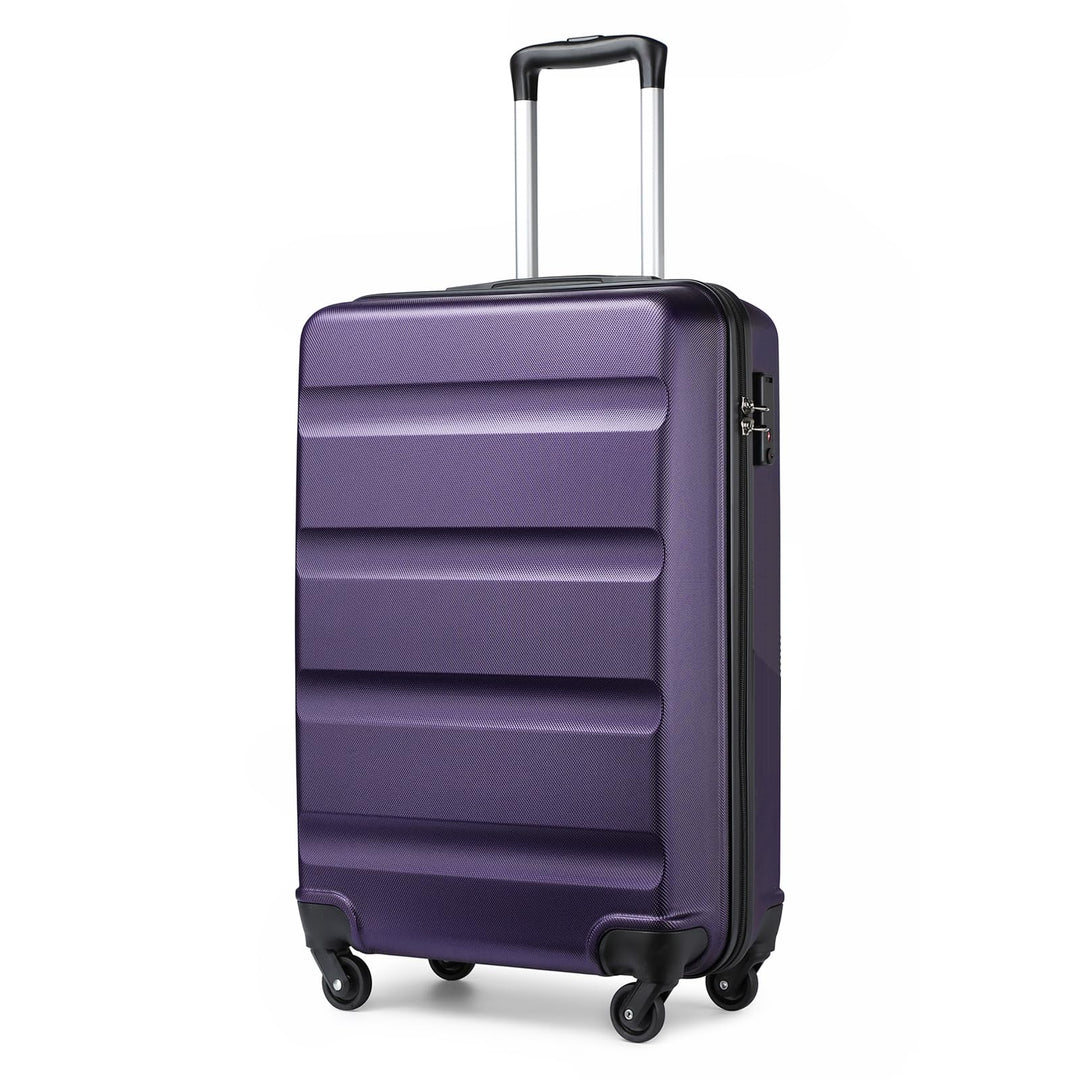 KONO Koffer Trolley Handgepäck Leicht Hartschalenkoffer aus ABS Reisekoffer mit 4 Rollen Handgepäck