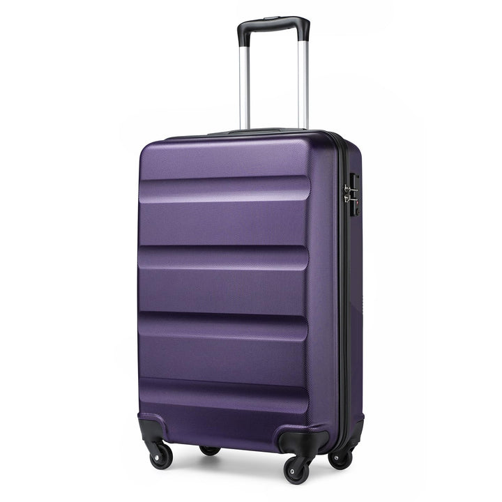 KONO Koffer Trolley Handgepäck Leicht Hartschalenkoffer aus ABS Reisekoffer mit 4 Rollen Handgepäck