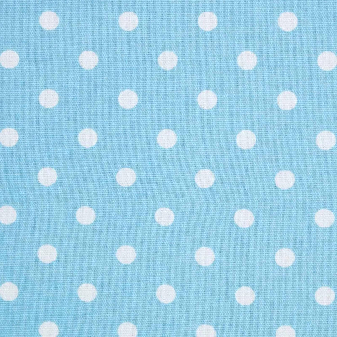 Homescapes Kindervorhang Junge Kinderzimmer Ösenvorhang Dekoschal Polka Dots 2er Set blau weiss 137
