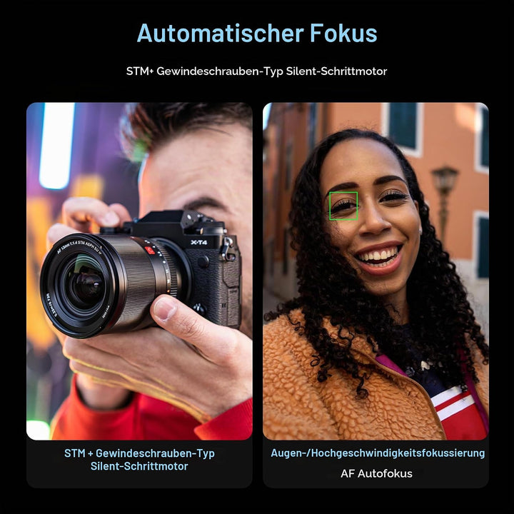 VILTROX AF 13mm f1.4 F/1.4 E-Mount-Objektiv, F1.4 grosse Blende, Ultraweitwinkel, Autofokus, APS-C-F