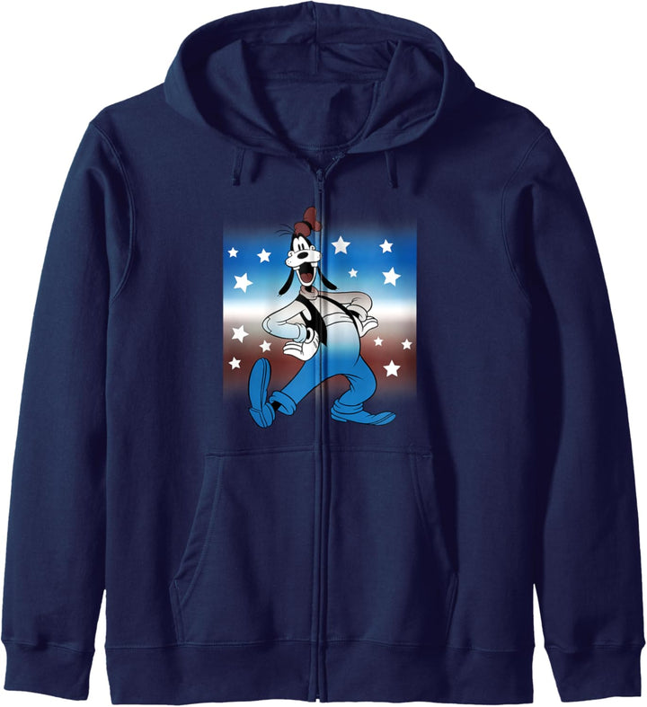 Disney Mickey And Friends Goofy Americana Portrait Kapuzenjacke