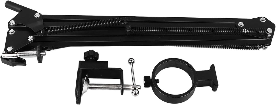 Industrieller Mikroskophalter mit Verstellbarem Mikroskoparm, 42-mm-Objektivring und Flexiblem Ständ