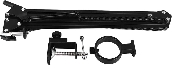 Industrieller Mikroskophalter mit Verstellbarem Mikroskoparm, 42-mm-Objektivring und Flexiblem Ständ