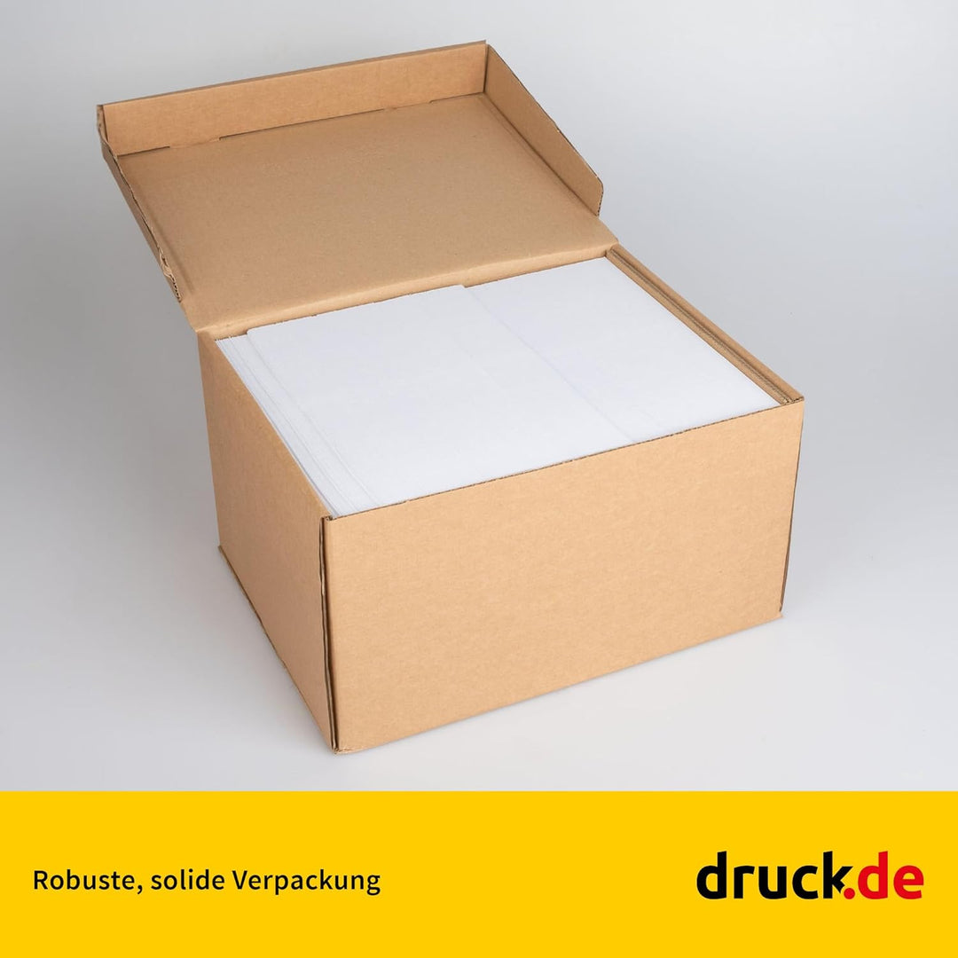 500 Briefumschläge - C5 Kuvert mit Fenster - 162x229 mm - weisse Papierumschläge - selbstklebend - U