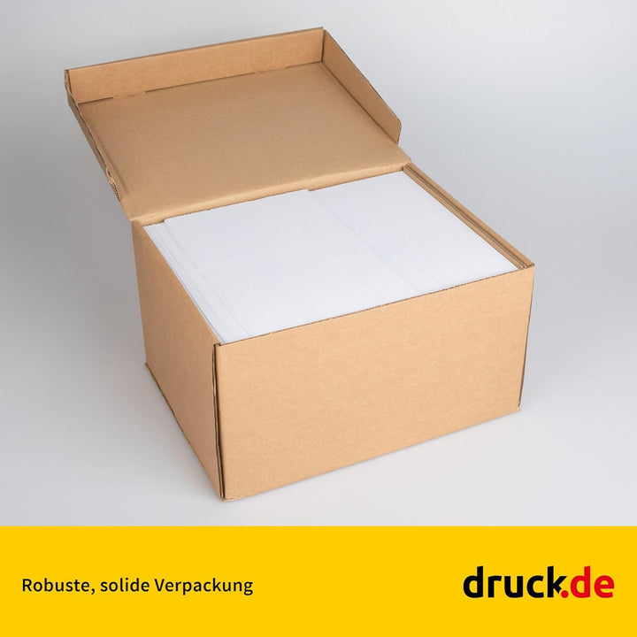 500 Briefumschläge - C5 Kuvert mit Fenster - 162x229 mm - weisse Papierumschläge - selbstklebend - U