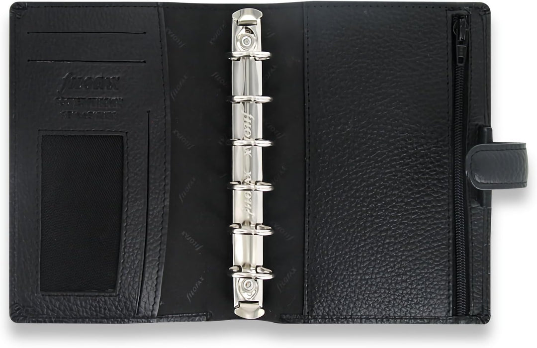 Filofax Pocket Finsbury Black Organizer 2022 schwarz Single, schwarz Single