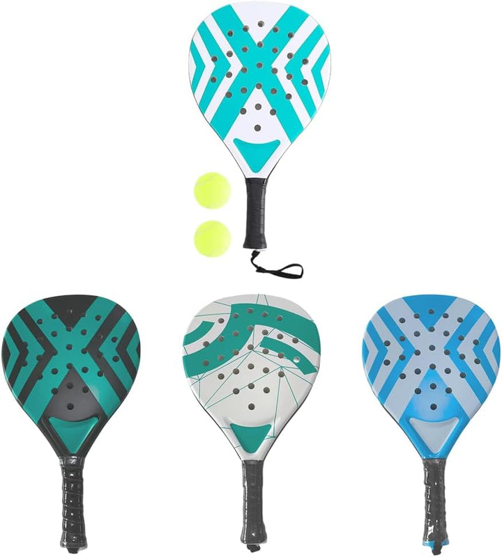 1 Set Padel-schläger, Leichter Padel-schläger 2 Tennisbällen Und Tragetasche Für Erwachsene