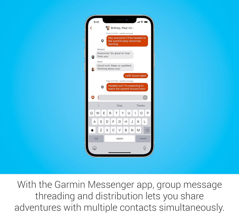 Garmin inReach® Messenger-Hand-Satellitenkommunikator, globales Zwei-Wege-Messaging