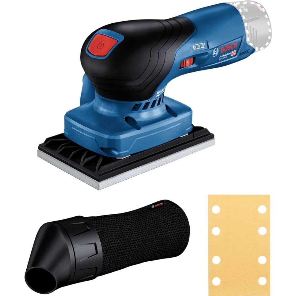 Bosch Professional 12V System Akku-Schwingschleifer GSS 12V-13 (kompatibel mit Bosch Click & Clean S