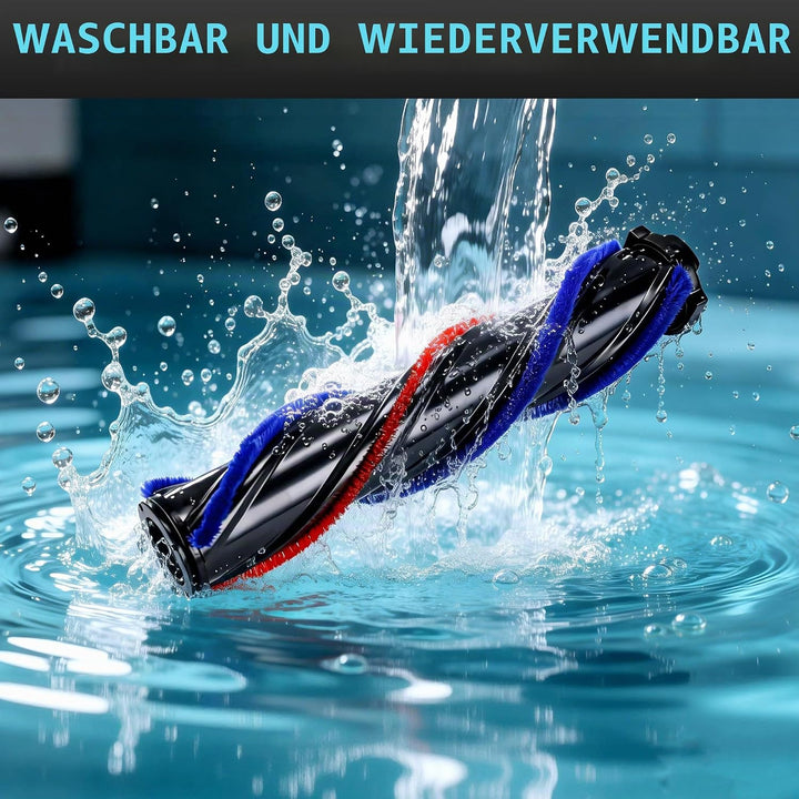 Lukvcoe Bürste Kompatibel für Dyson V7 V8 V10 V11 V15 Staubsauger, Direktantrieb Turbine Bodendüse E