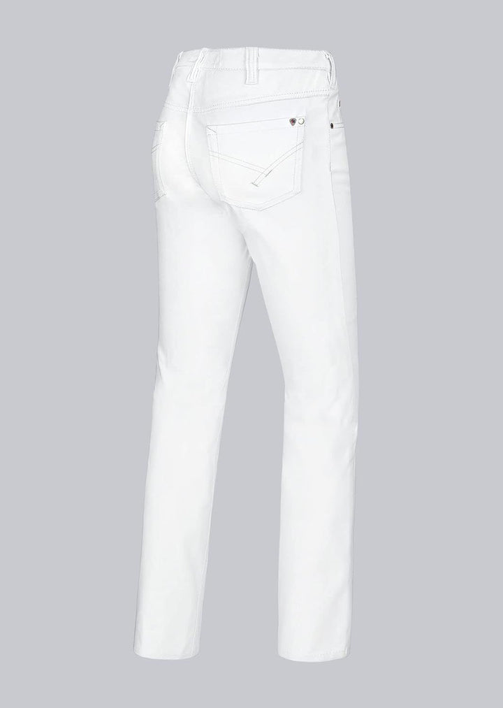 BP 1732-687-21-38/32 Jeans für Frauen, Stretch-Stoff, 300,00 g/m² Stoffmischung mit Stretch, weiss,