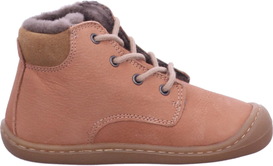 KOEL Barefoot Lauflernschuhe - Bill 2.0 Lambswool Cognac 20 EU Old Pink, 20 EU Old Pink