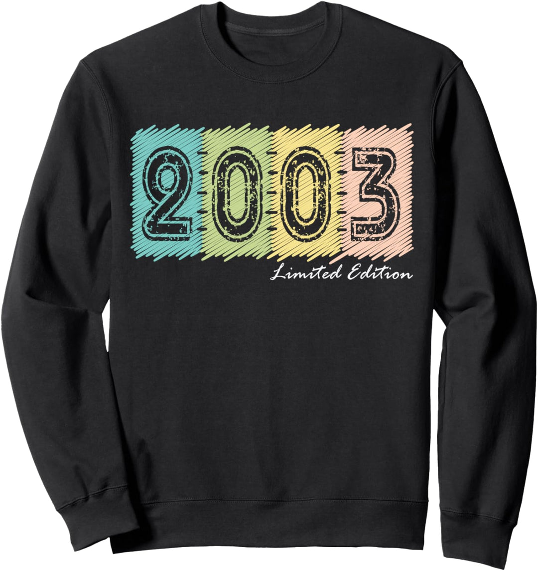 21. Geburtstag Mann Frau 21 Jahre 2003 Deko Lustig Geschenk Sweatshirt