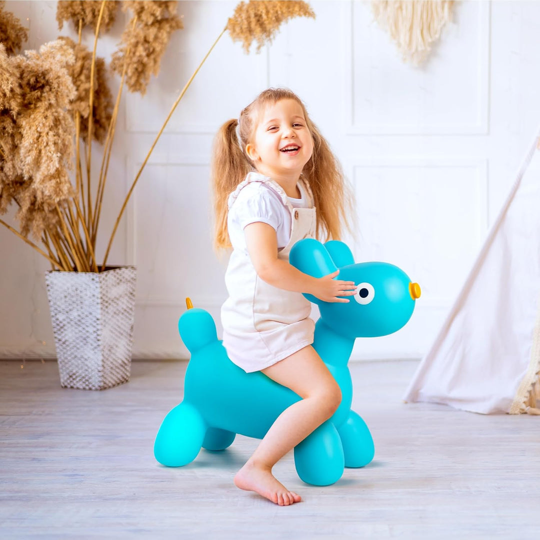 U&amp;C Planet Hüpftier für Kinder Hüpfhund Animal Hopper Tierspielzeug zu reiten Kinderspielzeug ab 2 J
