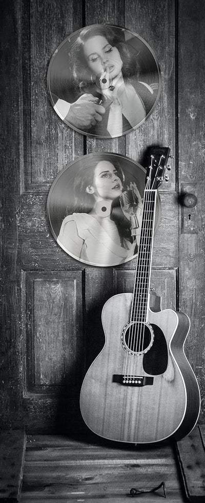 GIFTSFARM Lana Vinyl-Schallplatten-Wanddekoration, Del Rey Merch, Poster, Raumdekor (29,5 cm, 2 Stüc