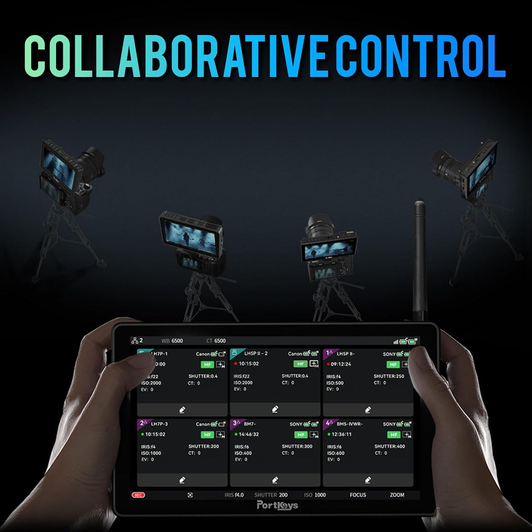 Portkeys BM7IIDS Kabellose Kontrolle Field Kamera Monitor 7" Touchscreen 3G SDI 3D LUT 2200Nit 10bit