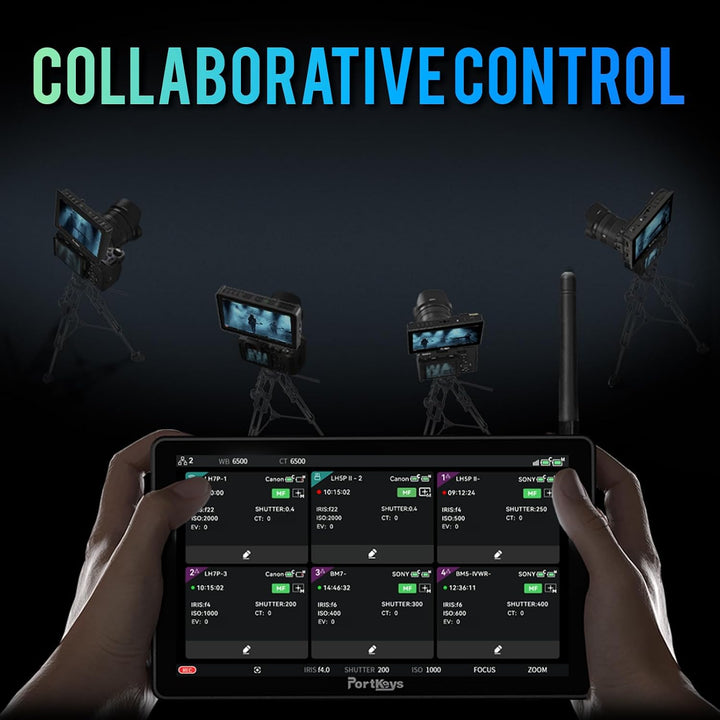 Portkeys BM7IIDS Kabellose Kontrolle Field Kamera Monitor 7" Touchscreen 3G SDI 3D LUT 2200Nit 10bit