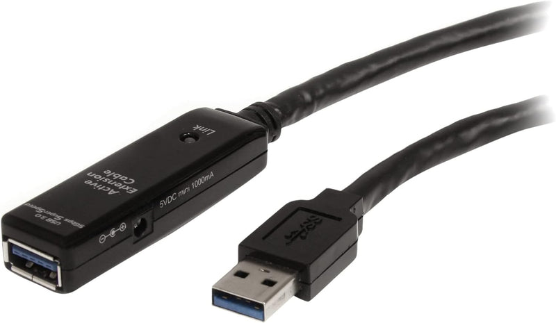 StarTech.com 3 m aktives USB 3.0 Verlängerungskabel - Stecker/Buchse 9.8 ft USB 3.0 Kabel, 9.8 ft US