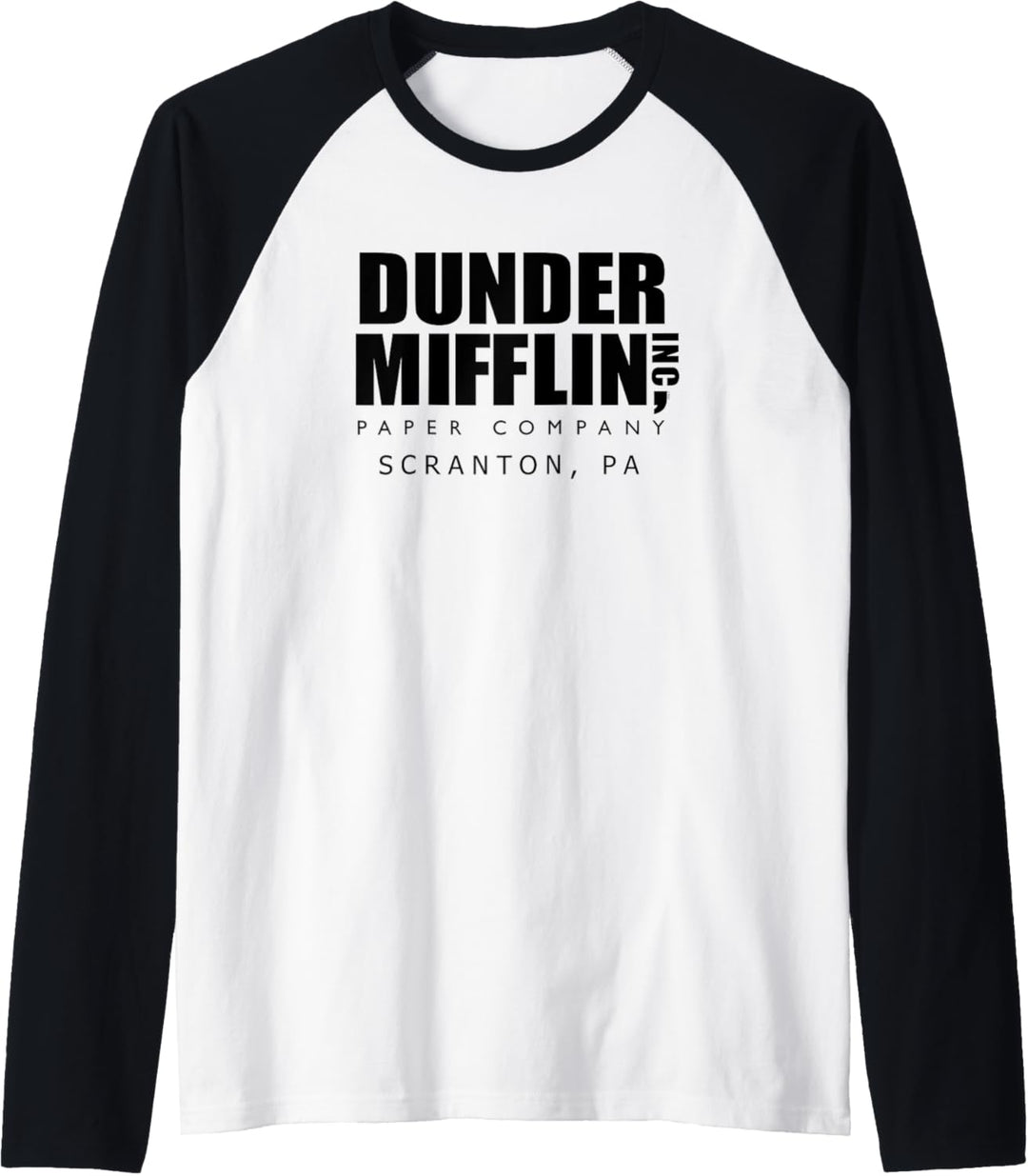 The Office Dunder Mifflin Scranton, PA Raglan
