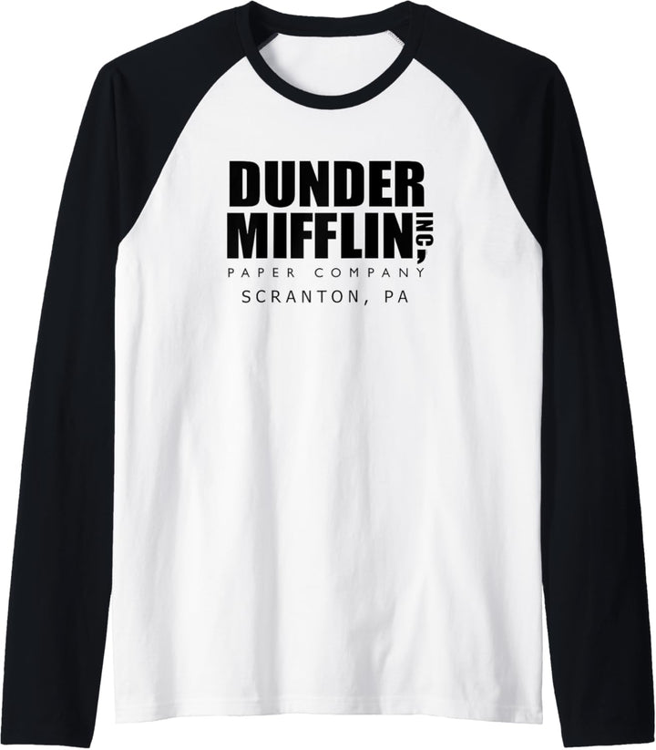 The Office Dunder Mifflin Scranton, PA Raglan