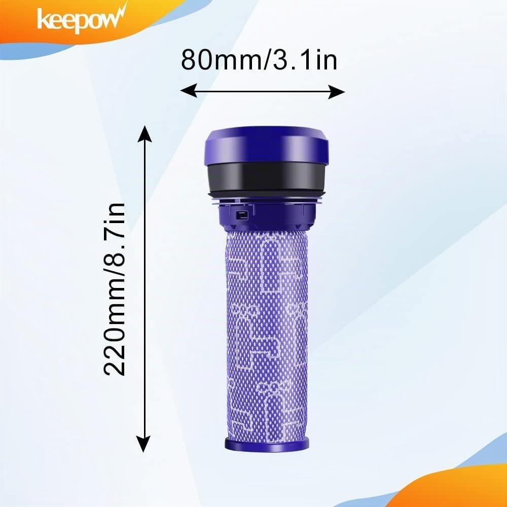KEEPOW 2 Stück Dyson Filter DC37 DC33C DC39 DC28C DC53 Pre-Filter Vormotorfilter Staubsauger