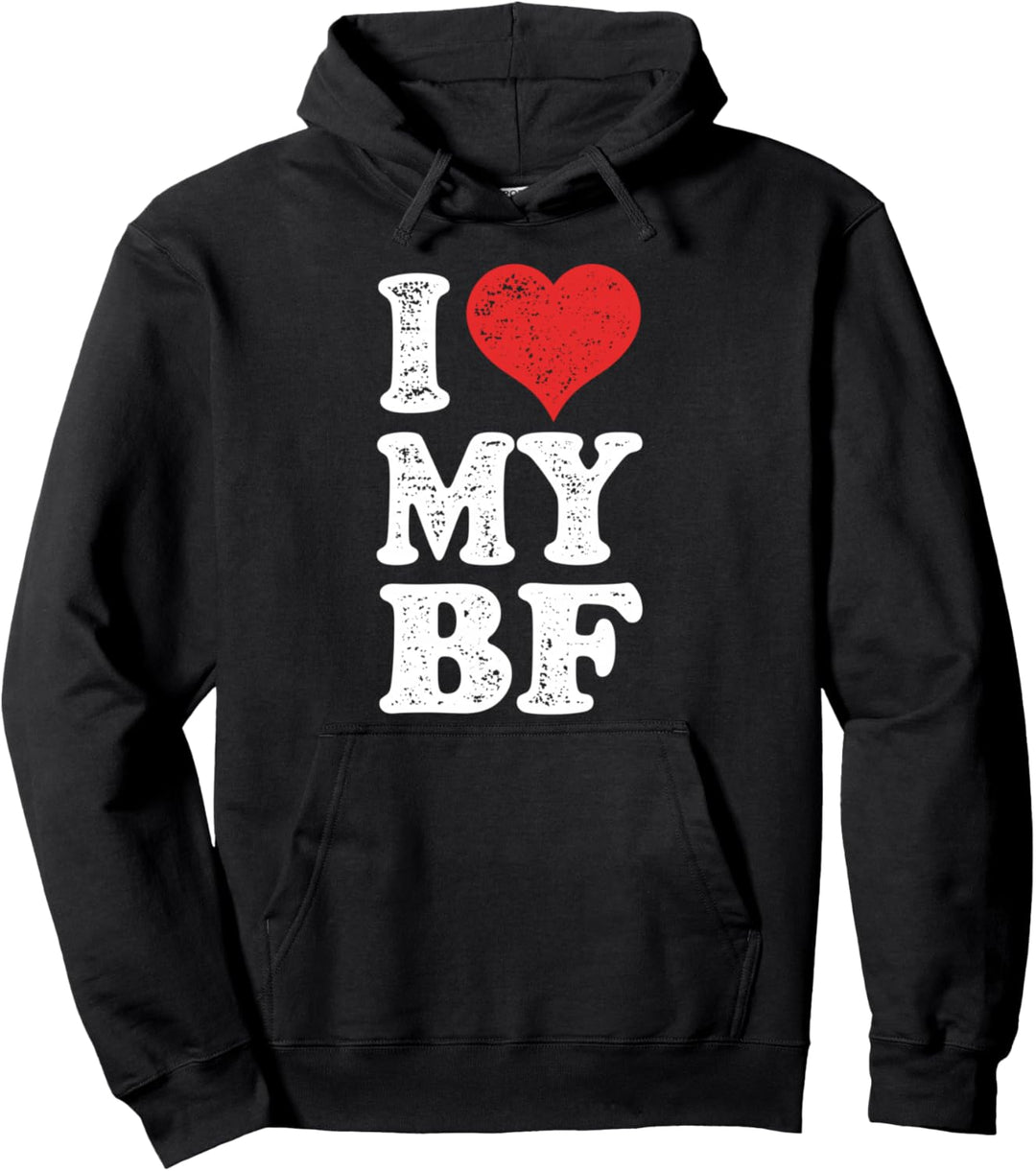 I Love My Boyfriend Pullover Hoodie